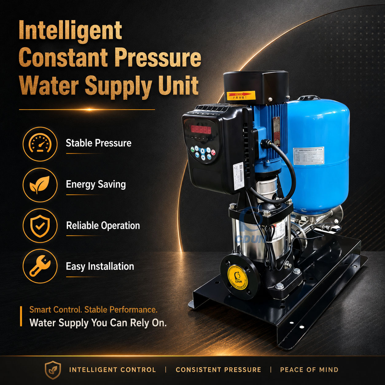Back-Mounted Variable Frequency Pump Unit