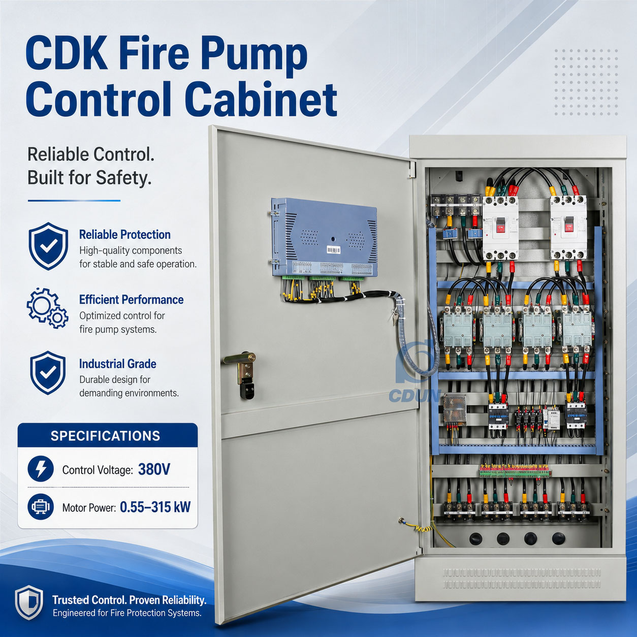 CDK Series Pump Control Cabinet Parameter Poster