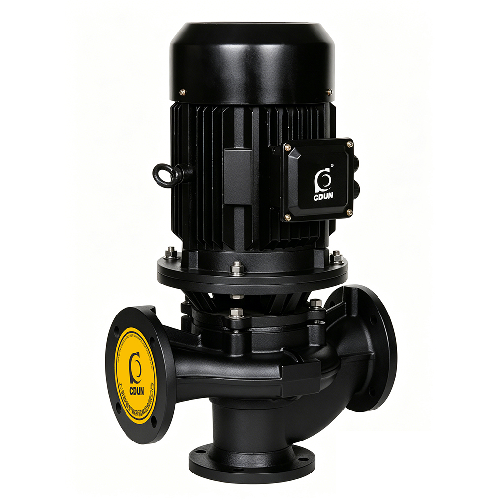 GW Series Pipeline Sewage Pump Angle View