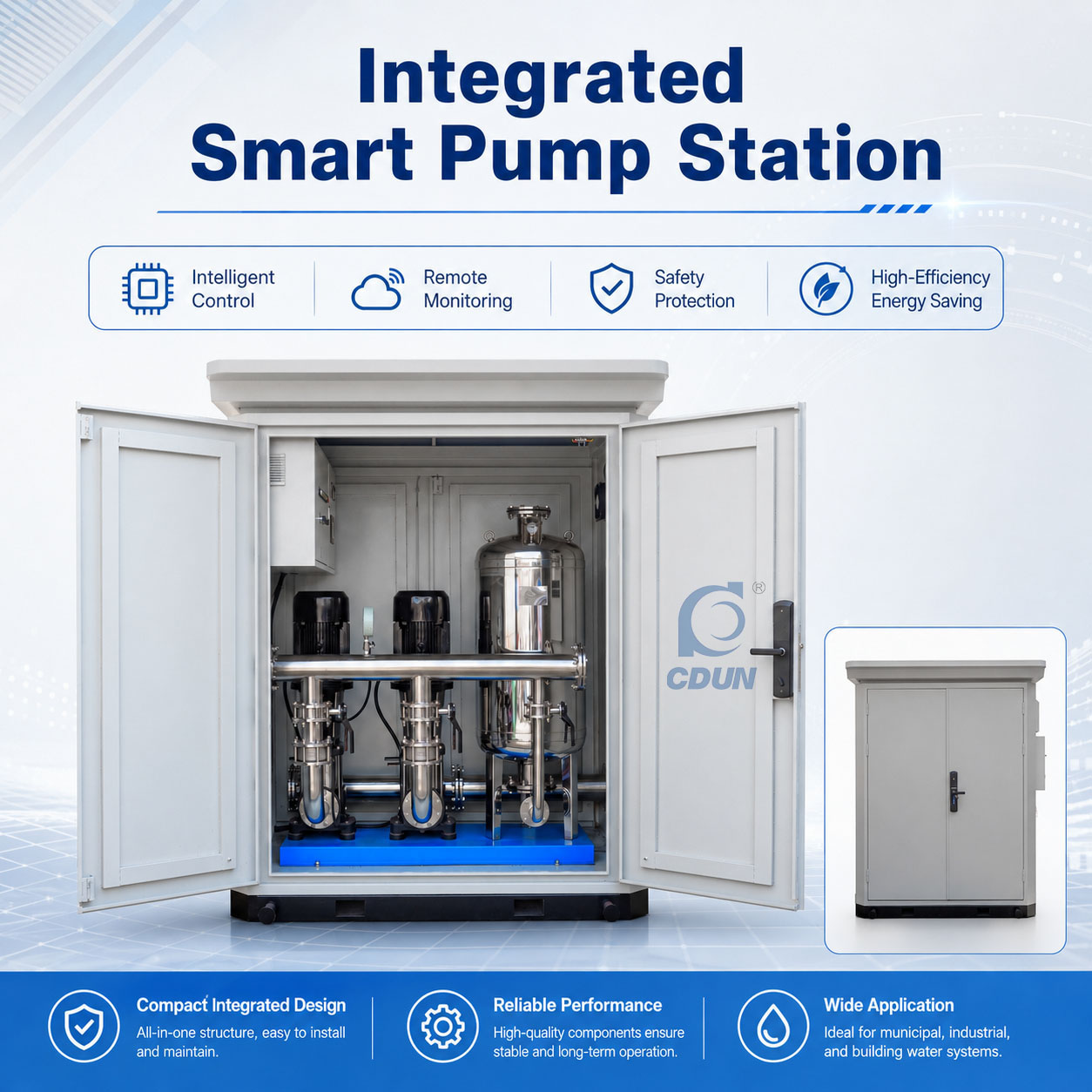 Integrated Smart Pump Station Angle View